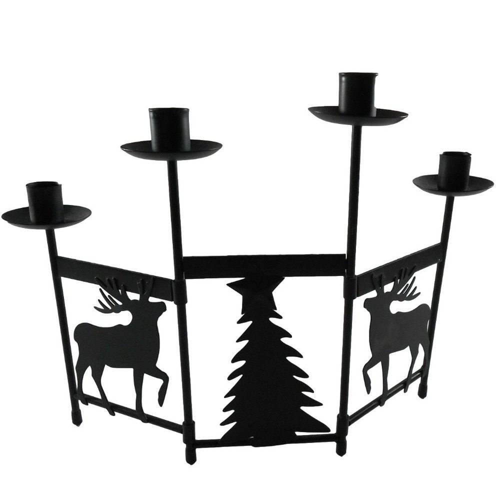 Green Christmas Candelabra Folding